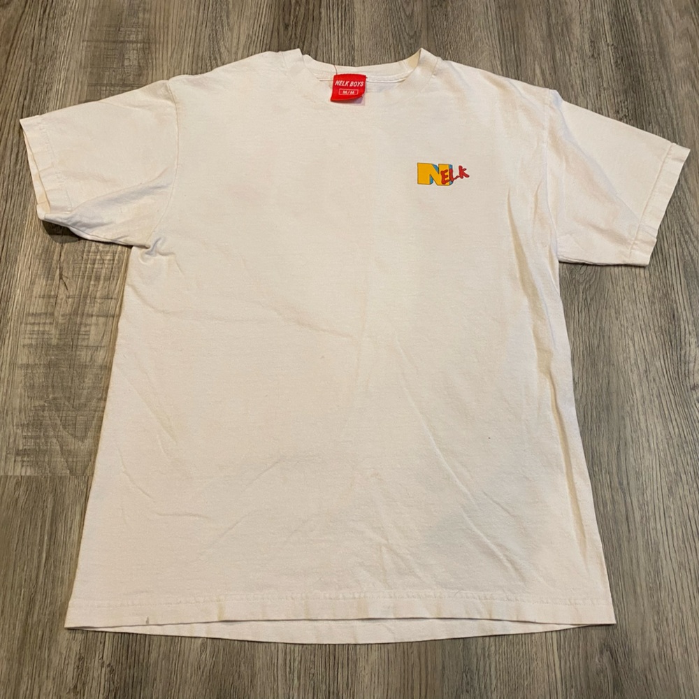 Nelk Boys Full Send T-Shirt White Size Medium